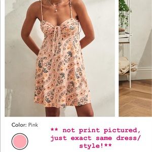 Urban Outfitters Mini Sundress. Paisley with front tie. Super cute only worn 2x.